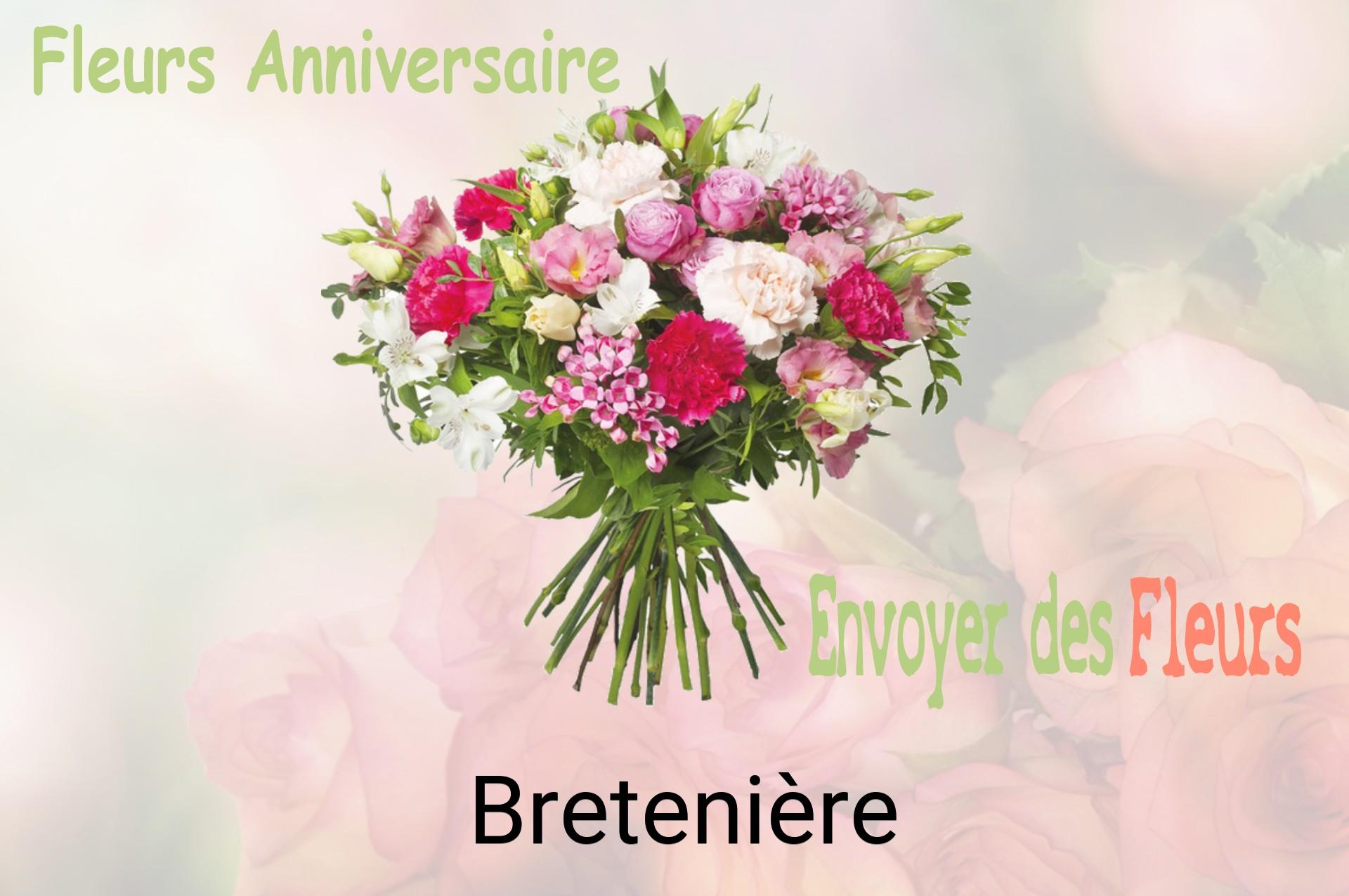 Bouquet de fleurs d’anniversaire livré à Bretenière